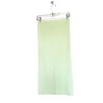 ZARA NWOT  LIGHT GREEN RIBBED STRETCH MIDI SKIRT SMALL Photo 4
