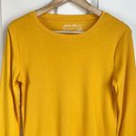 Eddie Bauer Stine’s Long Sleeve Crew Neck Tee (Topaz Yellow) - Medium Photo 9
