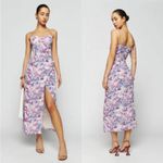 Reformation Kourtney Floral Column Midi-Dress, Color Morning Dew, Size 8, NWT Photo 2