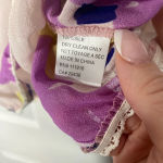 Yumi Kim  100% Silk Floral Flutter Sleeve Top Size‎ Small Photo 4