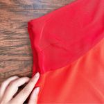 Jay Godfrey  • Paradis One Shoulder Dress orange red 100% silk cocktail mini Photo 4