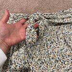 Madewell Beige Fieldwalk Boho Floral Tie Waist Tiered Mini Skirt Photo 6