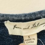 Jane and Delancey Boutique Navy Blue acid wash comfy dress sz small.  Photo 5