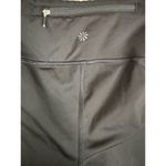 Athleta Black Keyhole Detail Hidden Zipper Pocket Crop Capri Leggings Size XS Photo 3