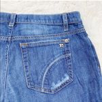 joe's jeans  Yvette Wash Distressed Denim Shorts size 28 dark to medium Bermuda Photo 3