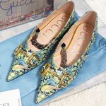 Gucci Authentic x Liberty Brand New in Box Floral Chain Ballet Horsebit Flats Photo 1