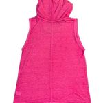 City Streets Womens Hoodie Pullover Sleeveless Vest Neon Pink Large Photo 3