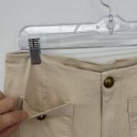 Ophelia Roe  Cream Cropped Pants Cotton Size 10 Boho Casual Photo 3