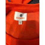 Sundry Abstract Dots Fitted Raglan Sweatshirt lighthouse red-blue dots-Size 1(S) Photo 3