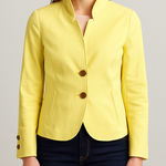 Loft Women's Sunny Yellow Blazer Photo 0