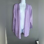 Lulus Comfy Memories Lavender Knit Open-Front Cardigan NWT Size S Photo 4