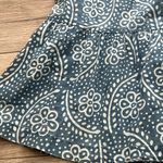 Madewell NWT  Pull-On Ruffled Mini Skirt in Indigo Floral | Small Photo 4