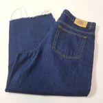 BDG Urban Outfitters  Tapered Baggy Dark Wash Frayed Hem Blue Jeans Photo 10