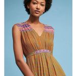 Anthropologie Aelyn Embroidered Maxi Dress by TANVI KEDIA Sz 4 Photo 3
