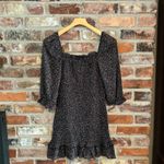 Dress Forum  Smocked Puff Sleeve Floral Mini Dress, L Photo 1