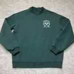 Lululemon  Tennis‎ Club Crewneck Sweatshirt Green Pullover Long Sleeve Small EUC Photo 0