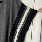 Leo & Sage Striped Poncho Sweater Photo 2