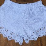 Cals  Blue Lace Women Shorts Photo 0