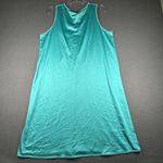 Vanity Fair Vintage Nightgown Womens Medium Teal Lace Chemise Made USA 90s Photo 6
