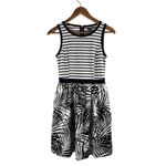 Peter Som Peter‎ Som for DesigNation Size 0 NWT Kohl's White Black Floral Striped Dress Photo 1