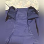 Nicole Miller EUC  Purple Floral Bandeau Ruche One-piece Swim Dress size small Photo 3