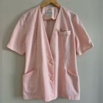 Vintage Carriage Court Pink Blazer Top Sz L/XL, Lightly Structured, USA Made Size L Photo 0