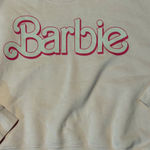 Pink Barbie Sweater Cropped Oversized size Large Photo 2