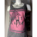 Old Navy Active Heather Gray Pink “Rest Later” Graphic Workout Tank Top Size XL Photo 2