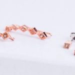 Anthropologie LUV AJ Diamond Kite Crawler + Stud Set Photo 0