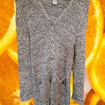 Jones New York Long Sleeve‎ Sweater with Belt Size Medium Black Photo 0