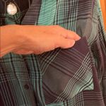 Everly 🥳🥳🥳BOGOHO 🥳🥳🥳 Teal and Navy Checkered Blouse-0X Photo 3