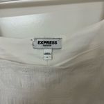 Source Unknown Flowy White Pink and Blush Tiered Mini Dress with Ruffle Sleeves Size Lb by Photo 9