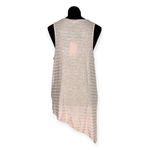 Juicy Couture  | NWT | Large | Pale Pink Silver Metallic Stripe Asymmetrical Tank Photo 7