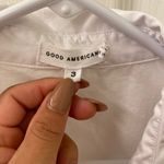 Good American  Women’s White Shirt size 3 Photo 4