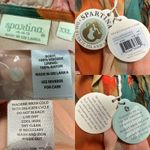 Spartina 449 NWT Edwina Maxi Dress Peach Coral Botanic Garden Watercolor Sz XXL Photo 13