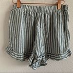 American Eagle  AE Striped Ruffle Runner Soft Short High Waist Light Weight Small Photo 1