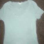 Pink Rose  Light Blue Medium Short Sleeve Blouse Photo 0