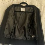 White Birch  Black Faux Leather Jacket.Size S Photo 3