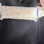 Vintage Colette Barbizon Black Slip Dress / Lingerie Lace Trim Size 14 Photo 6
