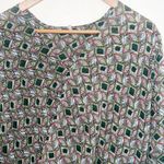 WAYF  Patterned 100% Polyester High Low Blouse Photo 1