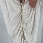 Vivienne Tam  Ruffle White Button Blouse Size Large Photo 2