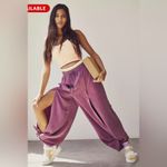 Free People Movement Abs Tracker Acai wide pants split leg Purple Size XS Photo 2