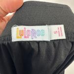 LuLaRoe Lola Skirt Womens Small Black Floral Mesh Overlay Boho Dark Feminine Photo 5