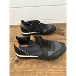 OTBT Unisex Black Leather Suede Sneakers Size 6.5 Casual Retro Chic Photo 2