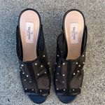 Valentino Garavani Valentino Rockstud shining mesh studded mules slide sandal size IT 37.5 NIB Photo 6