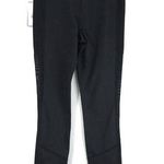 DKNY New  Mesh Side Logo Waistband Leggings High Rise 7/8 Length Black Photo 7