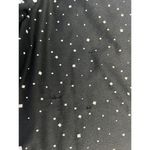 Vintage 1980s KR of NY Dress‎ Women's 7/8 Black White Polka Dot Puffy Sleeves Photo 3