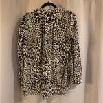 a.n.a Women's Animal Print Blouse - Black and Brown Photo 1
