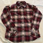 Carhartt  Flannel Button-up Shirt Women’s Size XS 0 2 Long Sleeve Plaid Pockets Photo 0