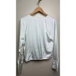 Good American Ivory Satin Blouse NWT Sz. 3 (US L) Photo 7